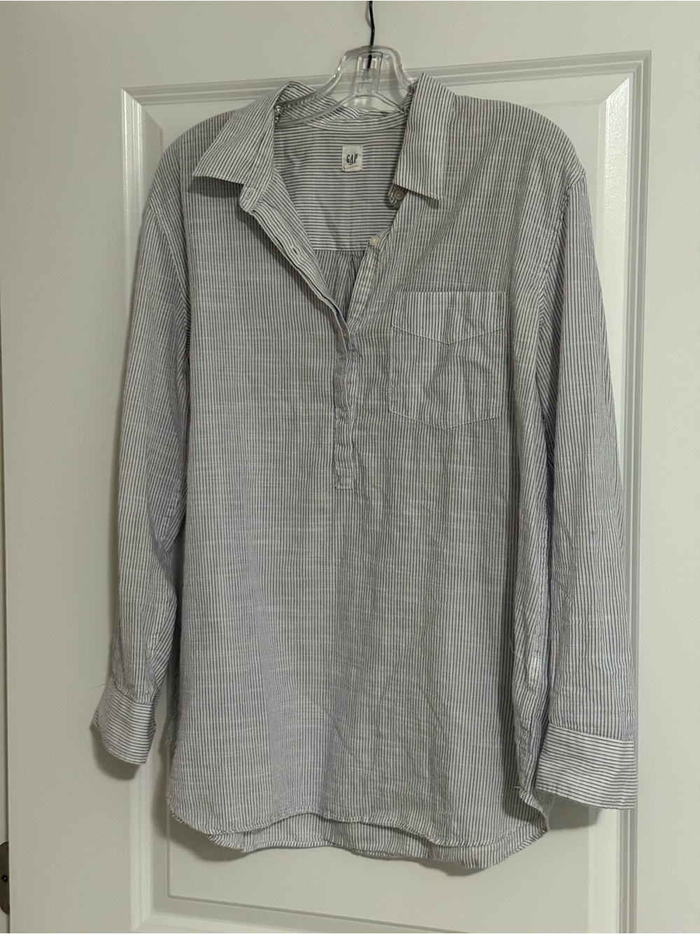 GAP Boyfriend Stripe Popover Top